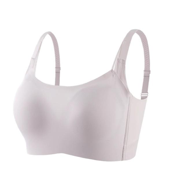 Full cup female beauty back, secondary breasts, upper support, anti-sagging, no steel ring adjustment, thin bra