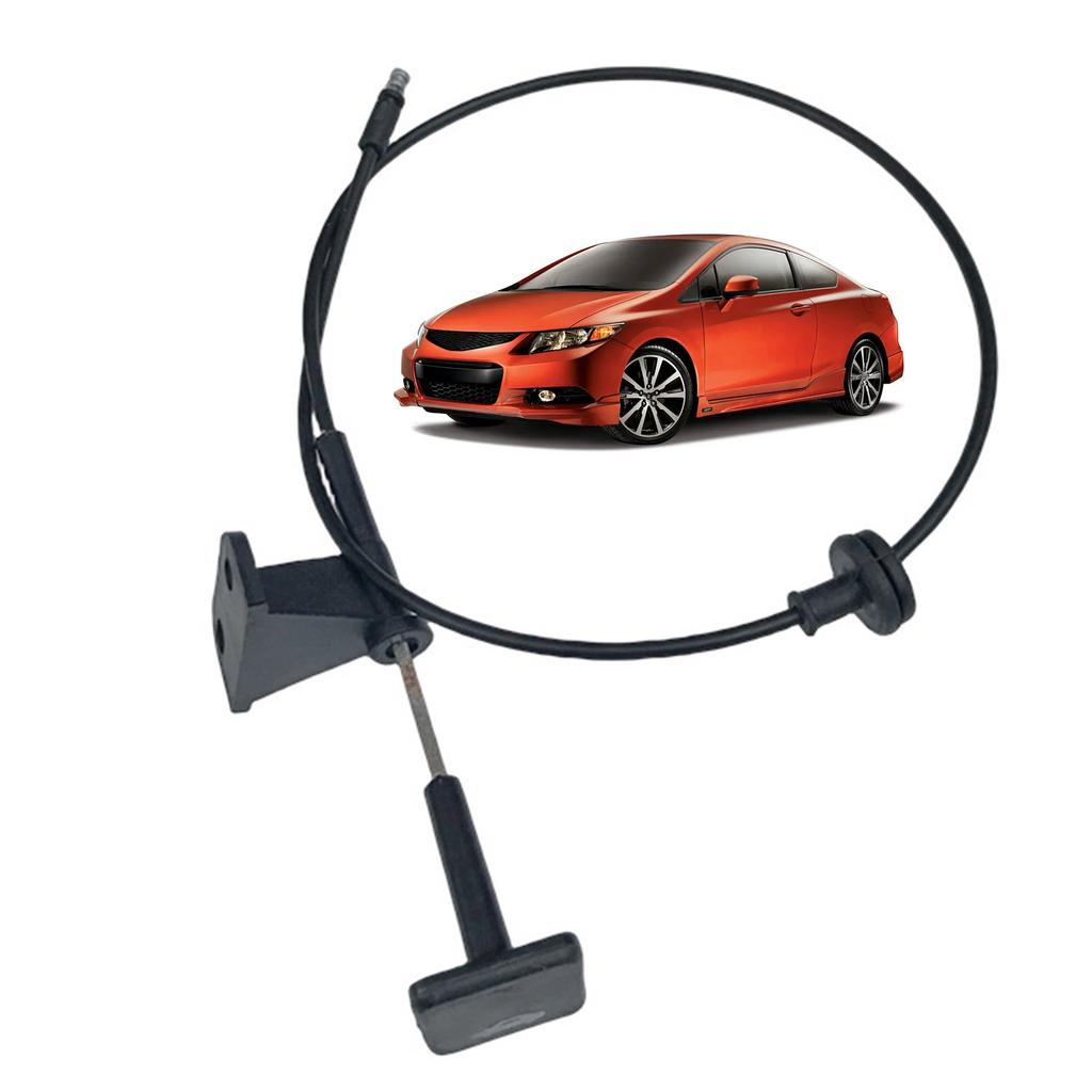 Car Front Left Hood Release Cable with Pull Handle for Insight 2016-2021 Replacement Automotive Accessories