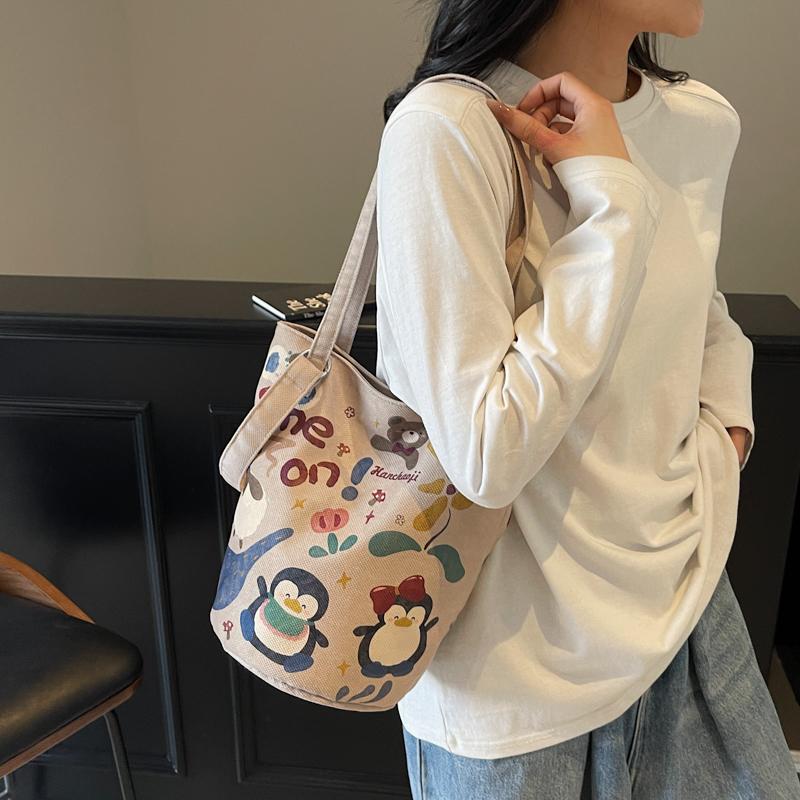 Bucket Bag Women's Cartoon Shoulder Crossbody Bag