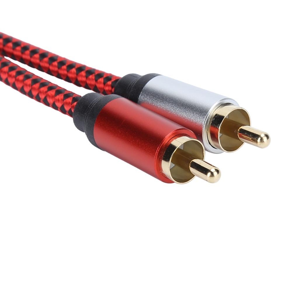 Plug and Play Type C Male To 2RCA Male Audio Cable Male To Male Y Splitter Cable Phone Sound