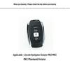 Applicable Lincoln Key Shell for Navigator, MKZ, Mariner, MKX, Continental - Remote Key Case/Car Key Bag