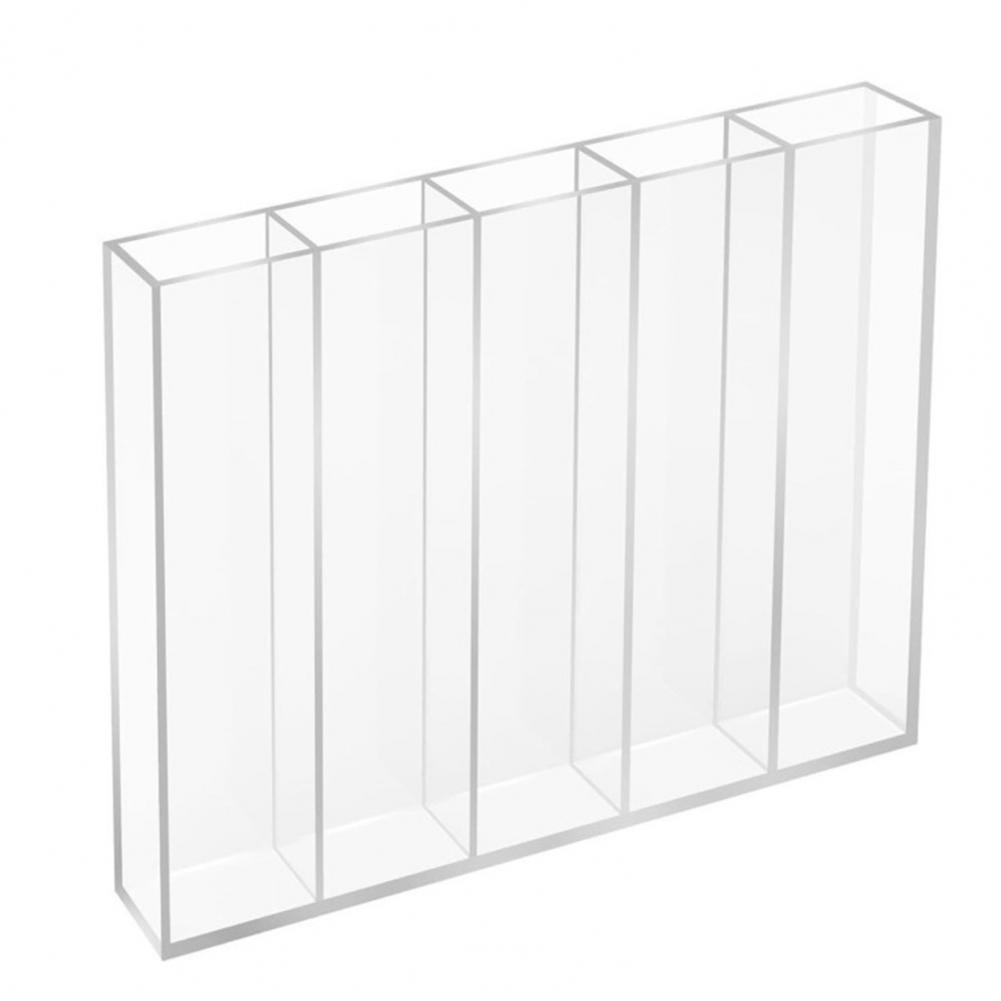 

1/2Pcs Acrylic Straw Holder Transparent Design Easy-to-Clean Self Adhesive Reusable Straw Organizer Kitchen Accessories XS прозрачный