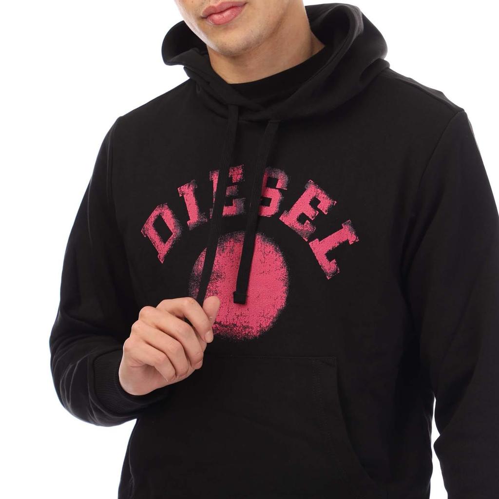 Diesel Mens S-Ginn 9-D Hoodie