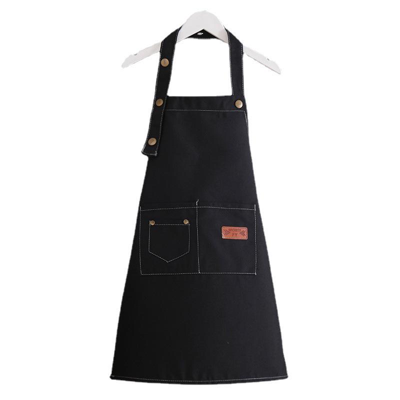 Kids' Water-Repellent Painting Apron, Polyester Cotton Canvas, Stain-Resistant