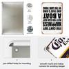 Morsom Setning Slitt Metallskilt Blikkskilt Dekorativ Plakett Vintage Retro Skilt for Garasje Man Cave Bar Pub Hjem Veggdekor