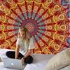 Mandala Tapestry Wall Hanging Boho Decor Wall Cloth Tapestries Psychedelic Hippie Night Moon Tapestry Mandala Wall Carpet