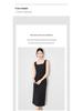 Shenzhen Nanyou Elegant French Square Neck Suspender Dress - Women's Summer Long Skirt