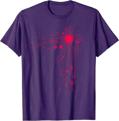 Electrical Electronic Engineer Circuit Graphic Tee Top Anatomical Heart CPU Processor Computer Programmer PCB Board  TShirt