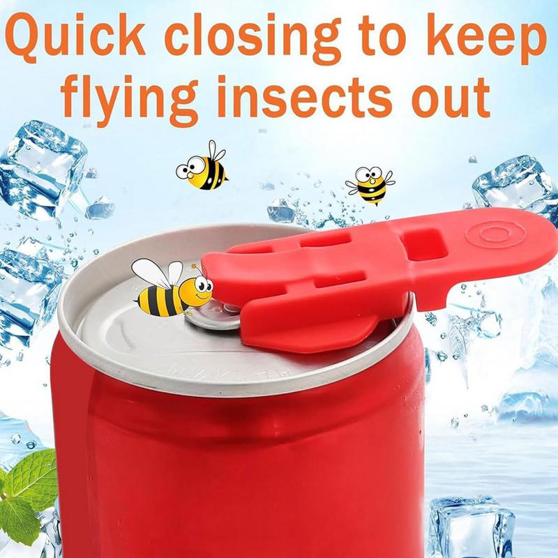 6pcs Sodas Can Opener Manual Reusable Opener For CokeBeer Soda Drink Aluminum Beverage Can Top Ring Opener Tools