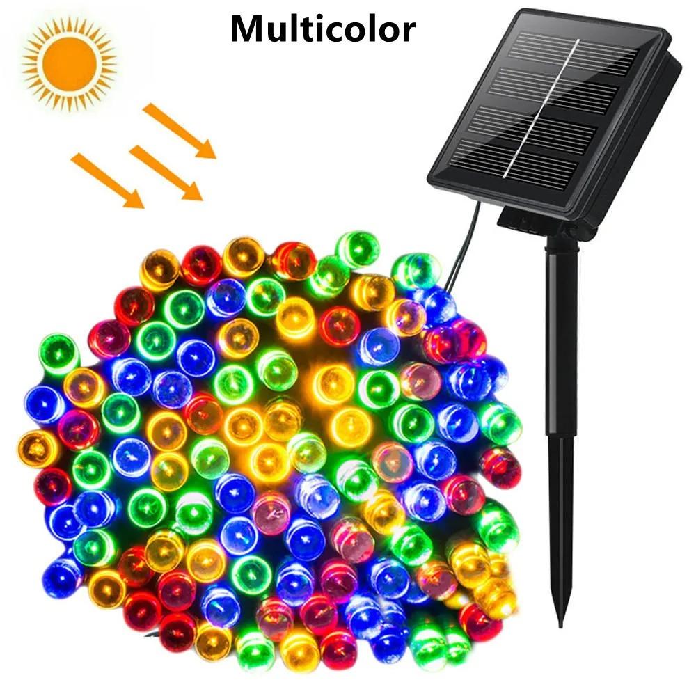 20-300LED Solar Fairy Lights Outdoor IP65 Waterproof Christmas Halloween Party Decor Solar for Courtyard Street Garden Pathway