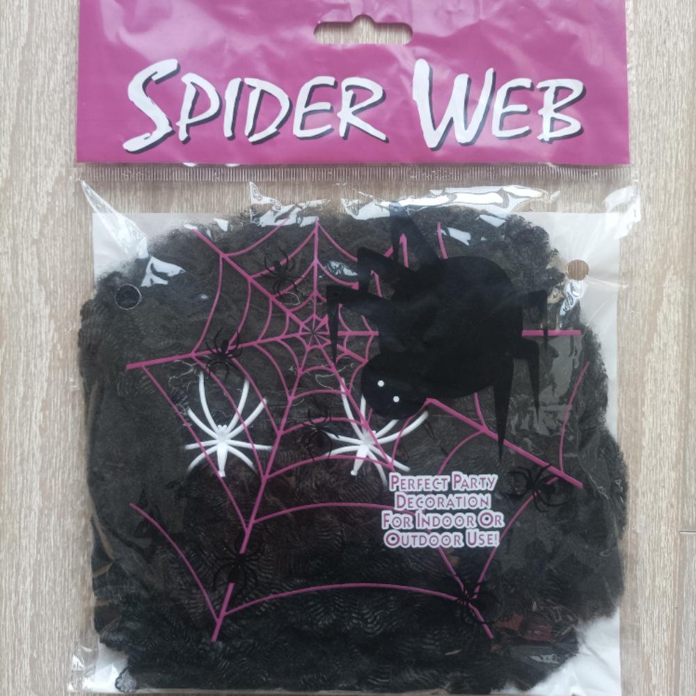 Halloween Spinnennetz Dekoration Requisiten: Baumwollgewebe 20 g, 40 g, 60 g, 100 g – Großes Lager verfügbar