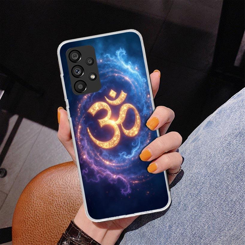 Mandala Chakra Insist Yoga Phone Case For Samsung Galaxy A52 A32 A22 A12 A51 A31 A50S A30S A20S A10S Note 20 Ultra 10 Plus S10 A
