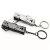 Portable Keychain Whistle 6 Colors Camping Hiking Tool New High Decibel Whistle  Outdoor Tool