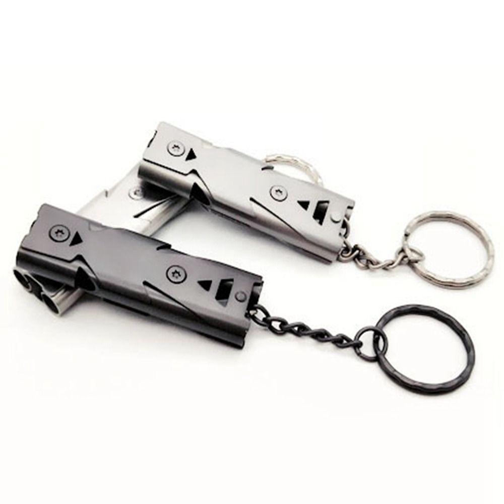 Portable Keychain Whistle 6 Colors Camping Hiking Tool New High Decibel Whistle Outdoor Tool