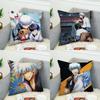Gintama Animation Pillow Case For Car Sofa Decorative Home Doublesided Print Plush Square Throw Pillow Cushion Cover