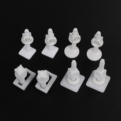 4X Bulloni per cerniera sedile WC Viti di ricambio Kit di fissaggio Strumenti di riparazione