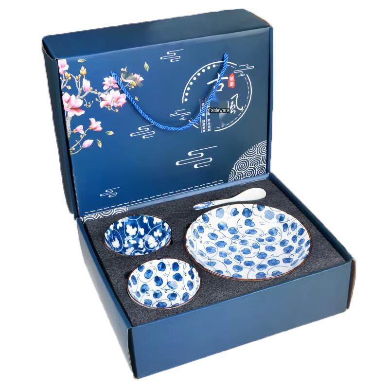 JIN MING LI Chinese Ceramic Dinnerware Set