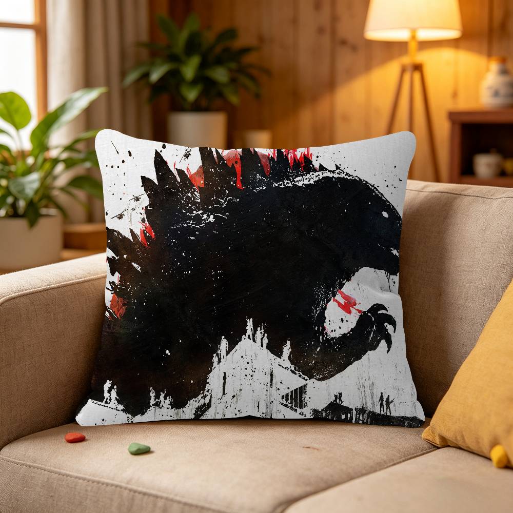 Funny Dinosaur Cushion Cover Pillowcase Upholstery Sofa Throw Pillow Home Decor Pillowcas