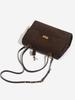 Suede Messenger Tote: Large Commuter Crossbody Handbag for Laptops