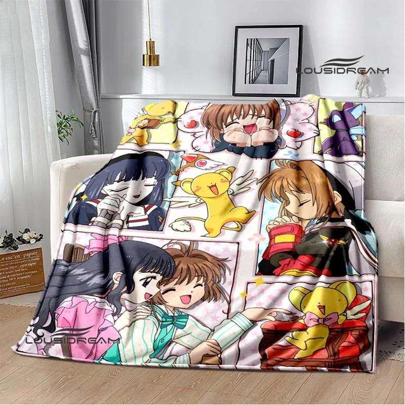 Card Captor Sakura Cartoon Decken Mode Decken Warme Flanell Weiche Bequeme Decke Haus Reise Decke Geburtstagsgeschenk