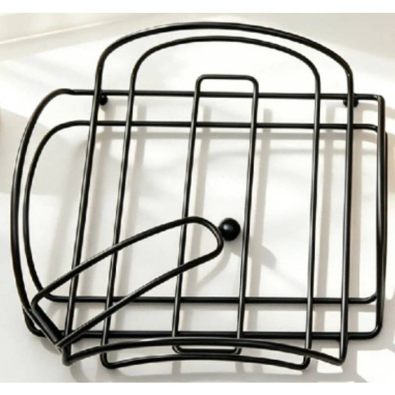 Iron Napkin Holder With Electroplated Finish For Hotel And Cafe Table Decor
