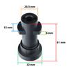 Rosfix Adapter M22 do Myjek Kärcher – Łączenie Akcesoriów z Gwintem 1/4" | Max Ciśnienie 160 Bar | Materiał ABS i Aluminium
