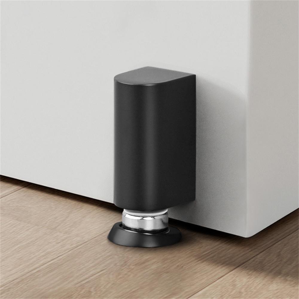 Zinc Alloy Invisible Magnetic Door Stopper Anti-Collision Windproof No-Drill Door Holder for Bedroom Bathroom