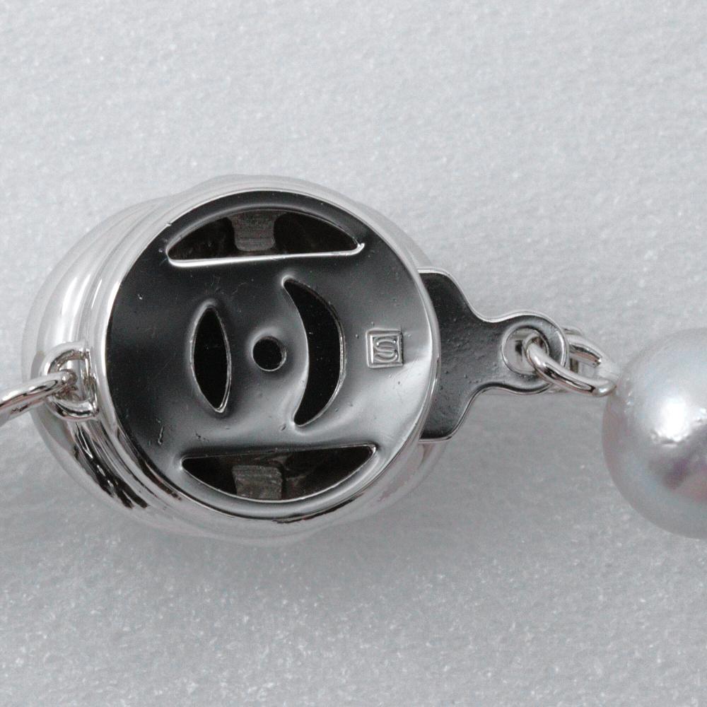 TASAKI Pearl Necklace Silver/Pearl 35g Women Used