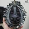 Gotische Kunst Harz Tierkopf Wanddeko Barockstil Wandbehang Rahmen Vintage Fledermaus Wandskulptur Heimdeko Gotische Statue