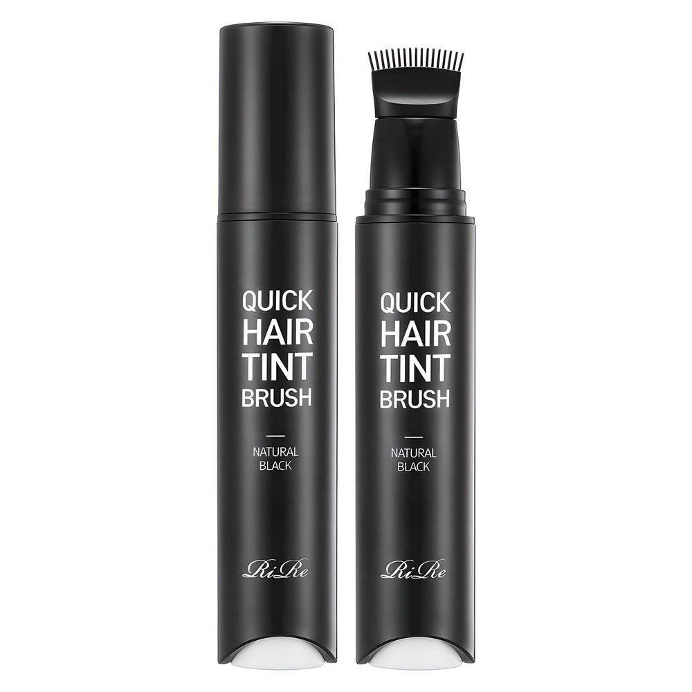 Rire Quick Hair Tint Brush 20ml Natural Black 1 Pcs