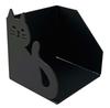 Decore Corporation Cat Deco Kitchen Wrap & Tissue Holder, Black, Size Approx. W5.8 D13 H6.5 SL-38457