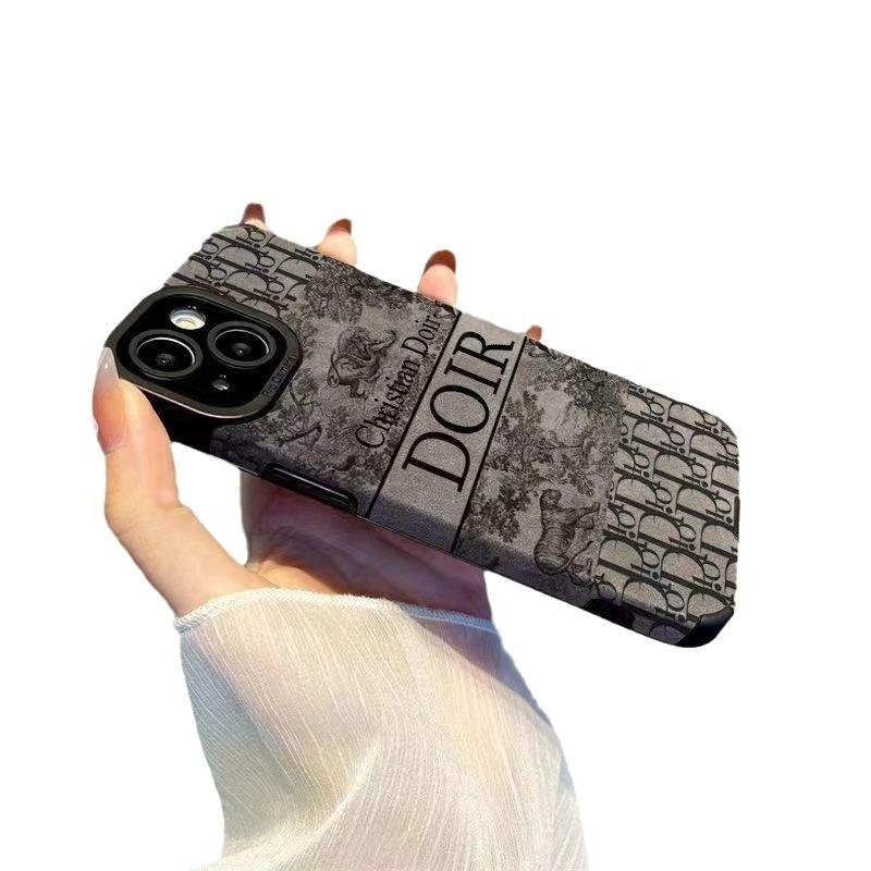 Trendy Brand Fur Versatile Lion D Tiger Suitable for Apple 16promax Mobile Phone Case Iphone15 14 Trendy