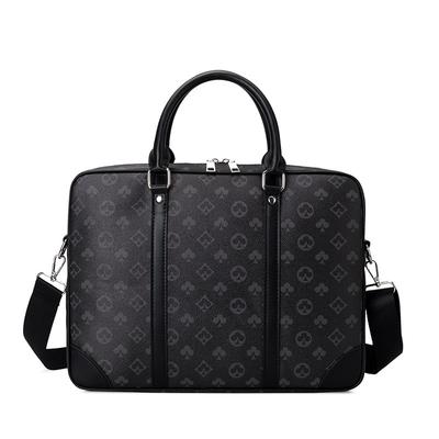 New Men's Simple Fashion Briefcase Large Capacity Handbag Business Casual Men's Bag One Shoulder Crossbody Bag