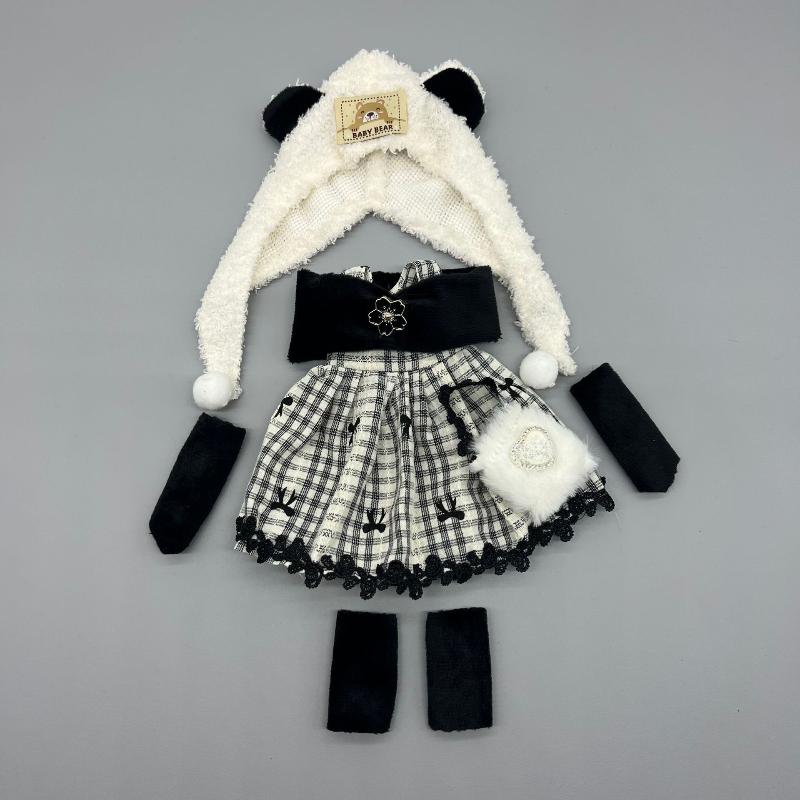30cm Doll Outfit Set /6 Scale Clothes for GL Body Ghost Mom Casual Dress for Collectible Dolls Playtime