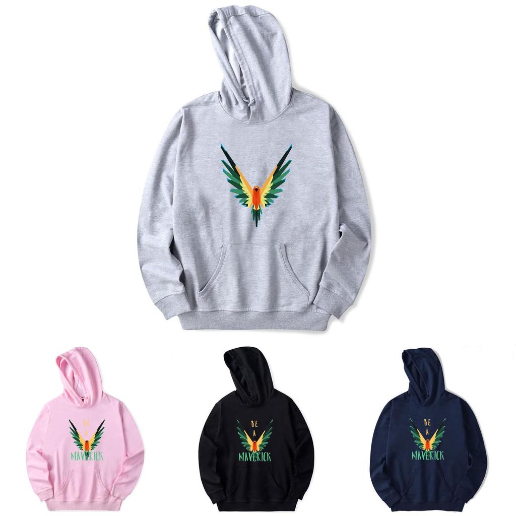 Homme Sweat à Capuche Logan Paul Be A Maverick Bird Femme Sweatshirts Pull Veste