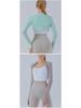 Women's Short Sleeve Thumbhole Yoga Top - Tight-Fit Sports Blouse/Shawl Fitness Waistcoat