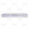 Land Cruiser 60th Anniversary Metal Emblem Executive White Car Badge