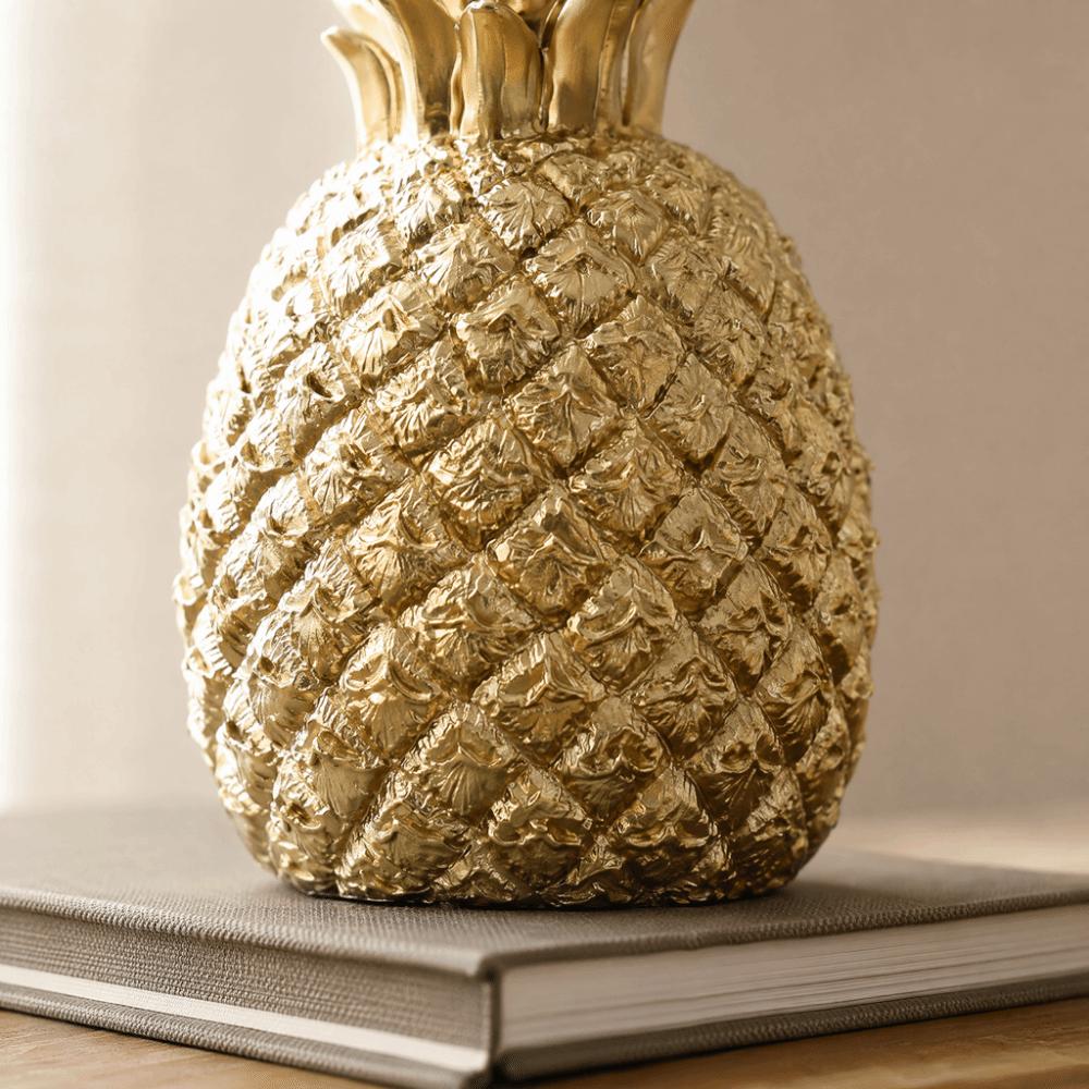 Compact Desktop Size Modern Pineapple Tabletop Decor Study Room Cabinet Decor