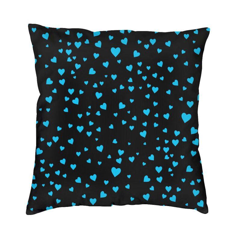 Custom Vintage Valentine Purple Hearts Pattern Throw Pillow Case Decor Home Nordic Cushion Cover Soft Pillowcase