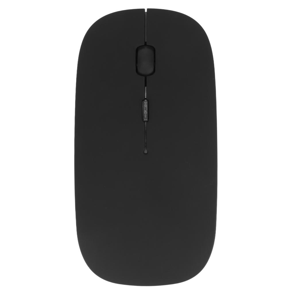 Wireless Mouse 2.4GHz Connection Mute Click High Sensitivity Optical Tracking Gaming MouseBlack