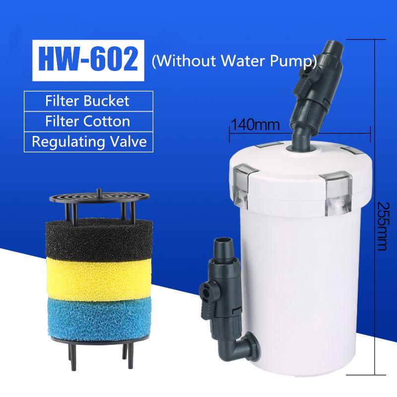 Aquarium Filter Ultra-quiet External Aquarium Filter Bucket HW-602/603 HW-602B/603B LW-602/603 LW-602B/603B Fish Tank Pump