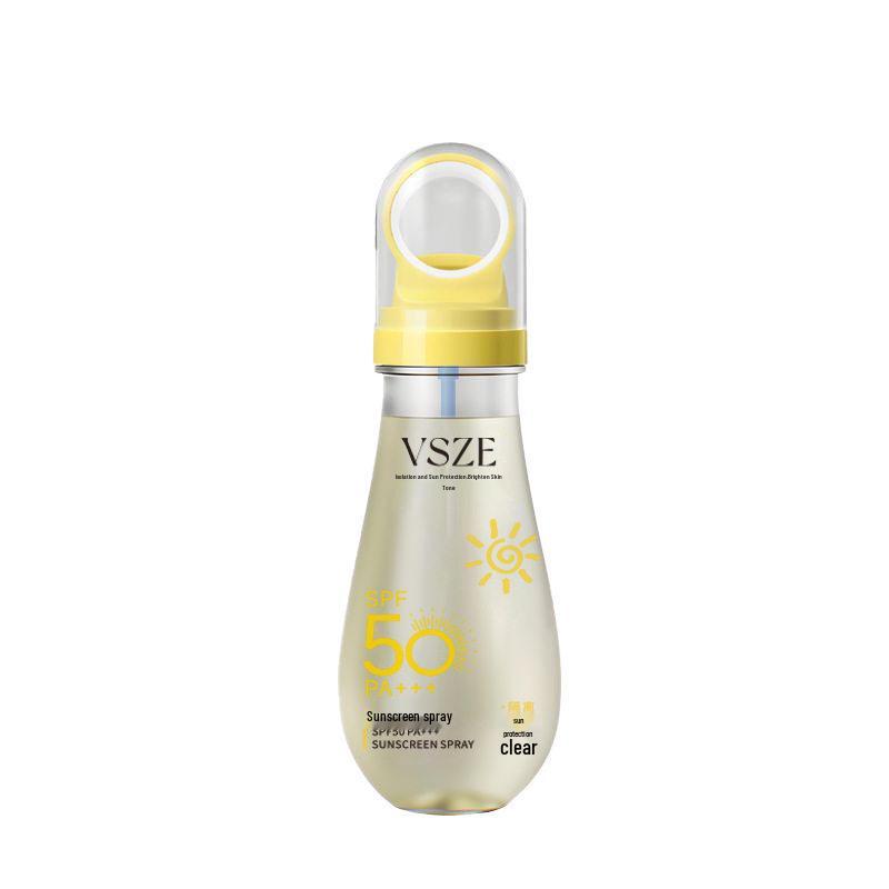 VSZE High Protection Sunscreen Spray - Yellow/White, Small Aperture, Full Body, Refreshing UV Shield, Bestseller Sunscreen Spray