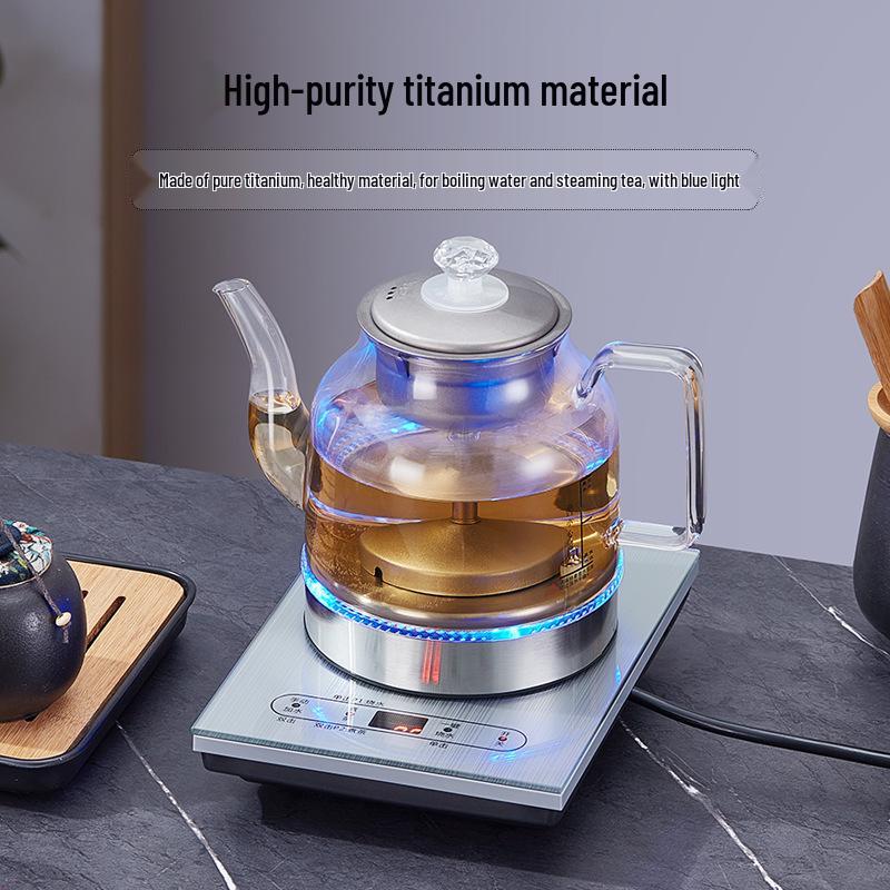Automatic Titanium Kettle Tea Set with Electric Pump and Stove