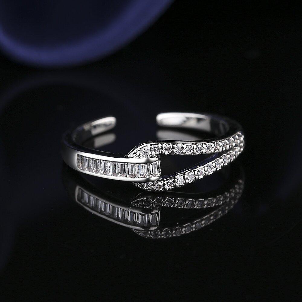 Hot selling in Japan and South Korea, light luxury, simple and adjustable ring design for women