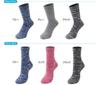 Phiten Aqua Titanium Socks Earth Model Grey Semi-Long 25-27cm