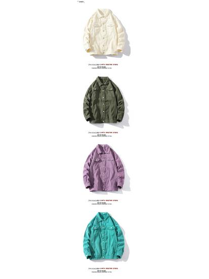 Alsidig Denimjakke til Plus Size, Unisex, til Efterår/Vinter