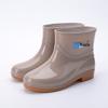 Women's Non-slip Low-top Rain Shoes, Short Tube Rubber Boots, Low Heel Water Shoes