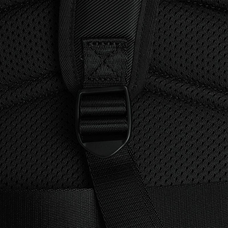 FILA Heritage Minimalist Business Commuter Versatile Synthetic Leather Backpack Regular Black Men backpack F13M638106FBK