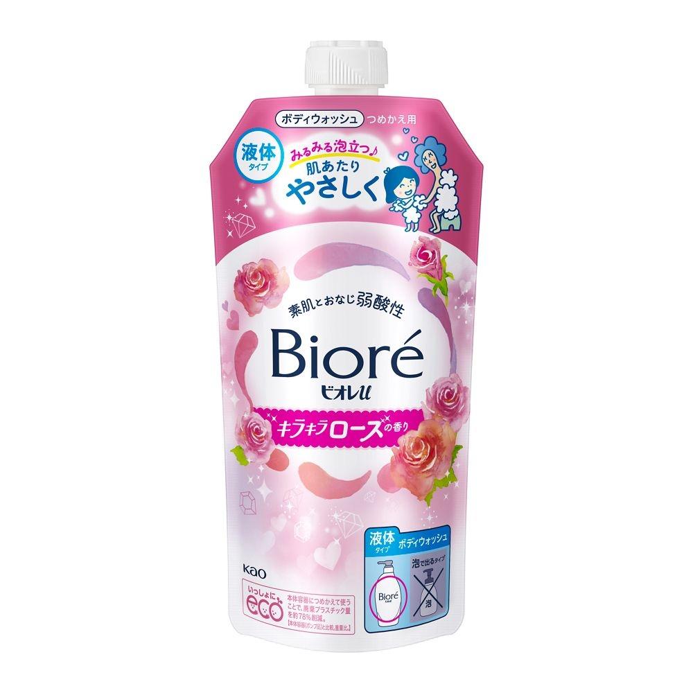 Biore U Kira Kira Rose Scent Refill 320ml