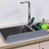 Barieră de protecție din silicon pentru chiuvetă, protejează hainele de stropirea cu apă, apărătoare anti-stropire pentru spălarea vaselor, robinet, baie